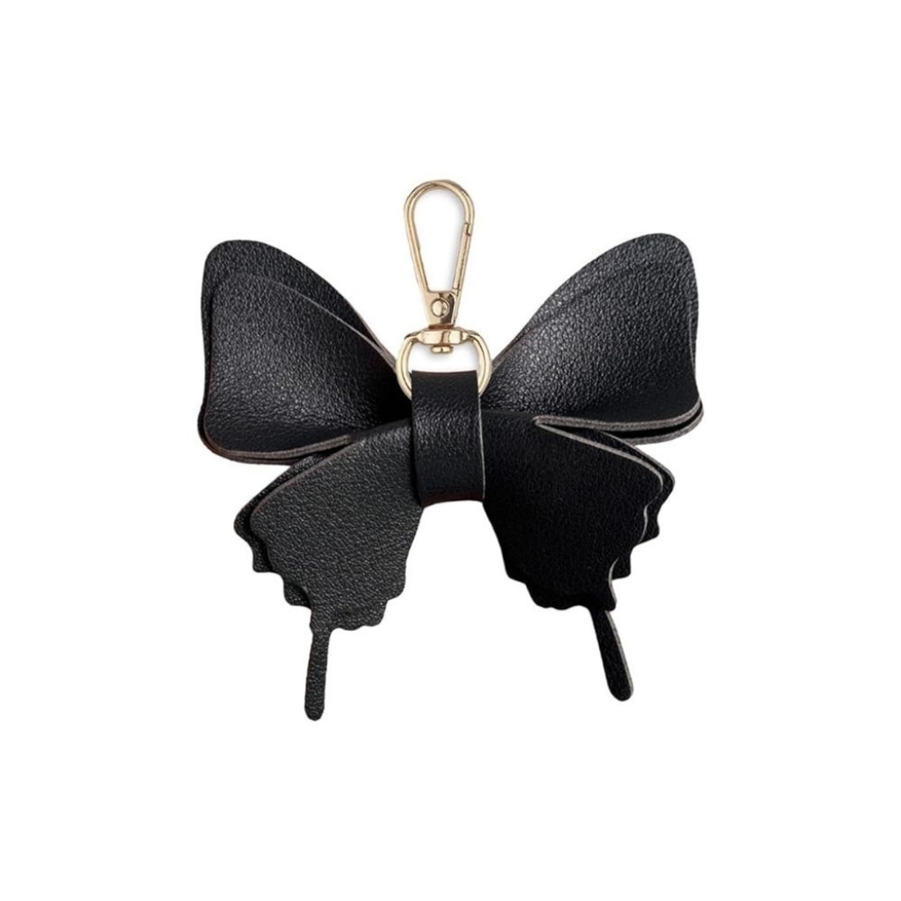 Leather Butterfly Bag Charm
